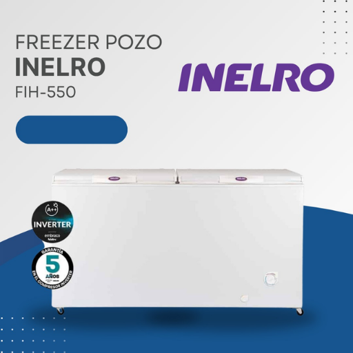 Freezer Pozo Inelro FIH-550 Tapa Ciega - 470 Litros